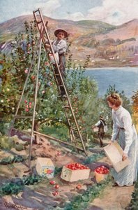 Un ranch aux fruits à Nelson, en Colombie-Britannique - Harold Copping